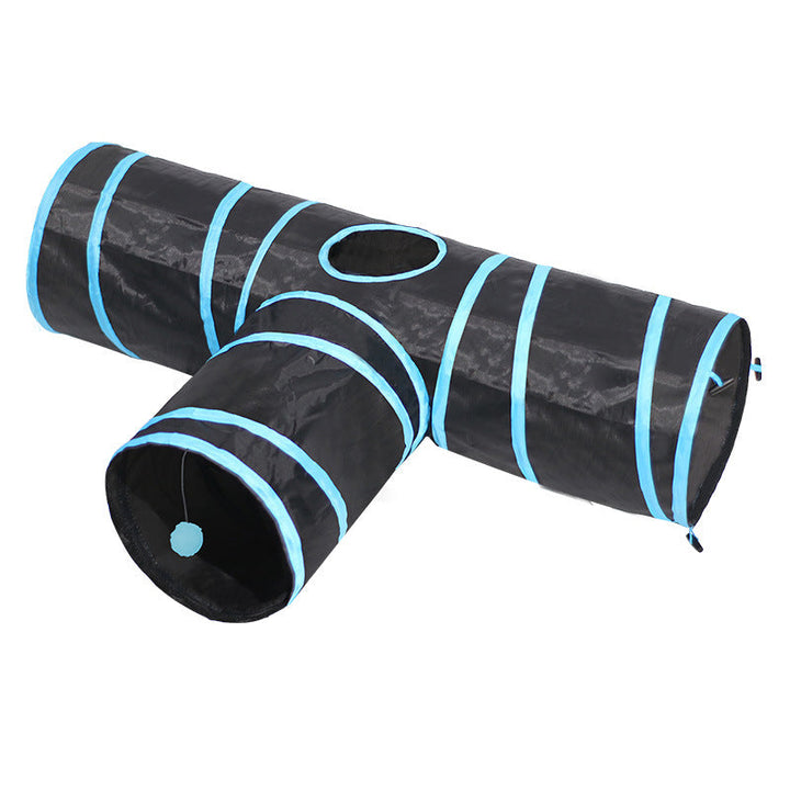 Foldable Pet Tunnel Climbing Toy – Interactive Play Path for Cats & Small Dogs