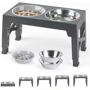 Elevated Pet Feeding Bowl Neck Support Anti Tumble Stand: The Best Dining Solution for Your Furry Friends