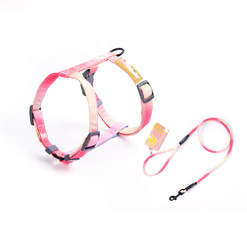 Fashion Anti-Escape Dog Walking Harness & Leash – Stylish Safety Gear
