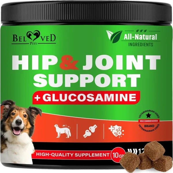 Pet Hip Joint Supplement Glucosamine MSM Chews Relief