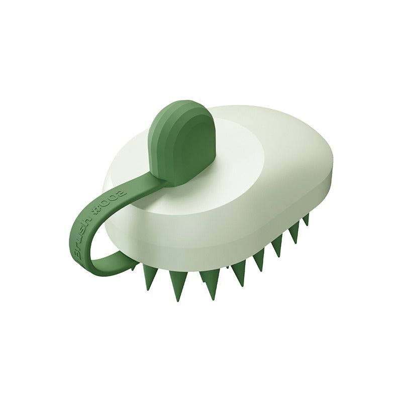 Pet Soft Gel Shampoo Bath Massage Brush Cleaning Tool