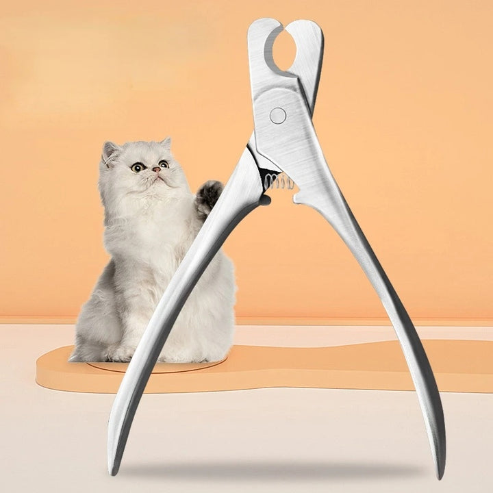Professional Pet Nail Clipper Stainless Steel Safety Trimmer