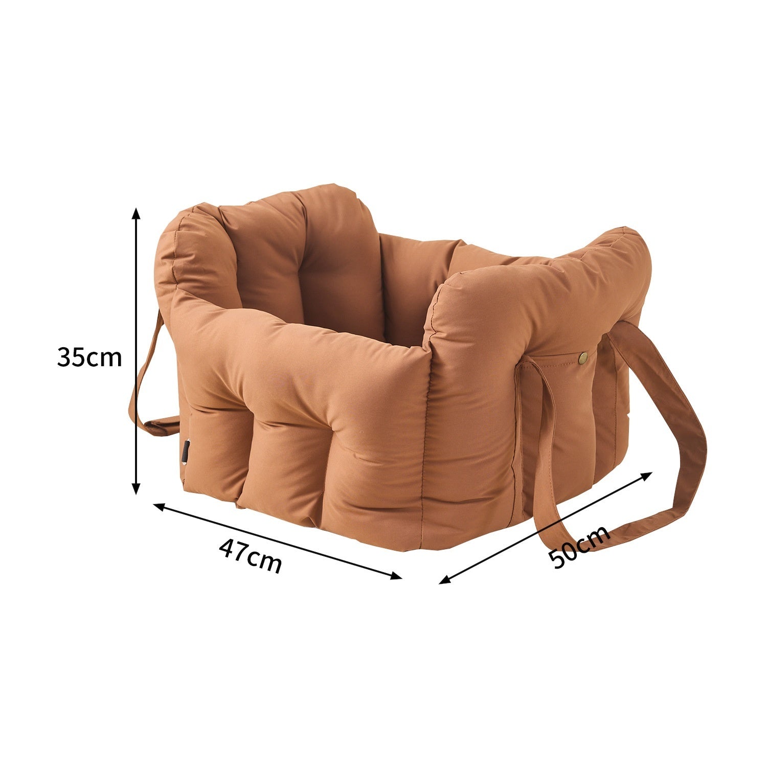Portable Car Front Passenger Seat Pet Safety Carrier Backpack