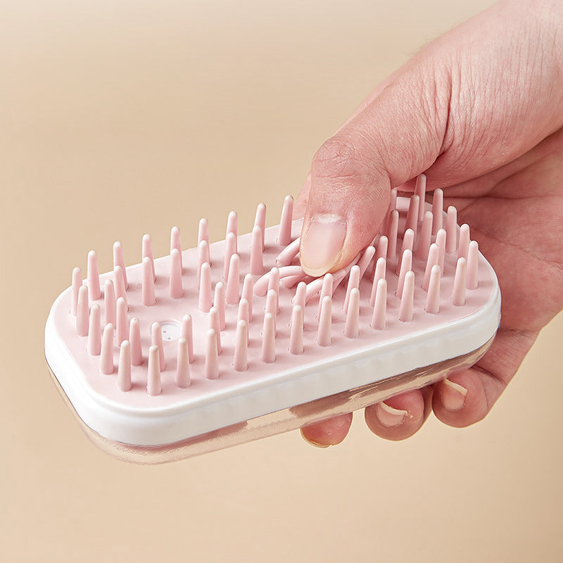 Silicone Pet Bath Massage Foam Cleaning Brush Tool