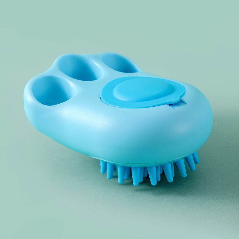 Pet Bath Massage Comb Brush Grooming Cleaning Tool