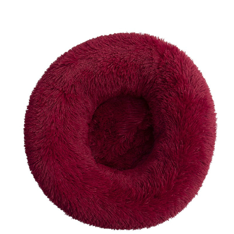 Round Cotton Winter Warm Pet Sleeping Bed Kennel