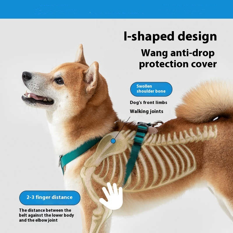 Pet Multifunctional Explosion Proof Chest Strap Rope Leash