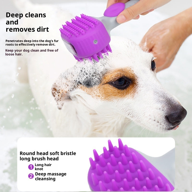 Pet Shower Bath Brush Float Hair Cleaning Tool