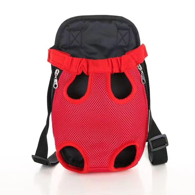 Breathable Adjustable Pet Backpack Front Carrier Travel Bag