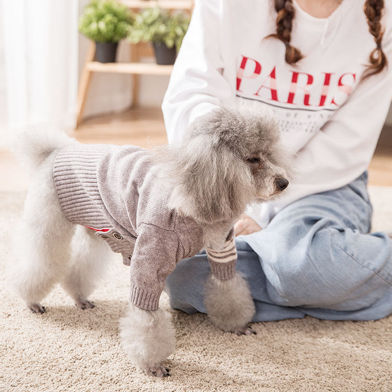 Pet Warm Sweater Coat Winter Clothing Layer