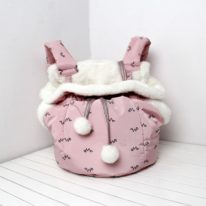 Winter Outdoor Pet Backpack Carrier Travel Bag