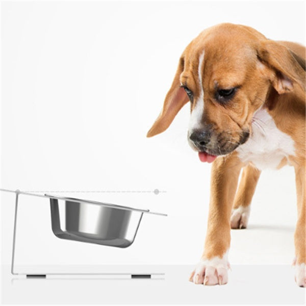 Anti Spill Pet Feeding And Water Bowl Stable Design