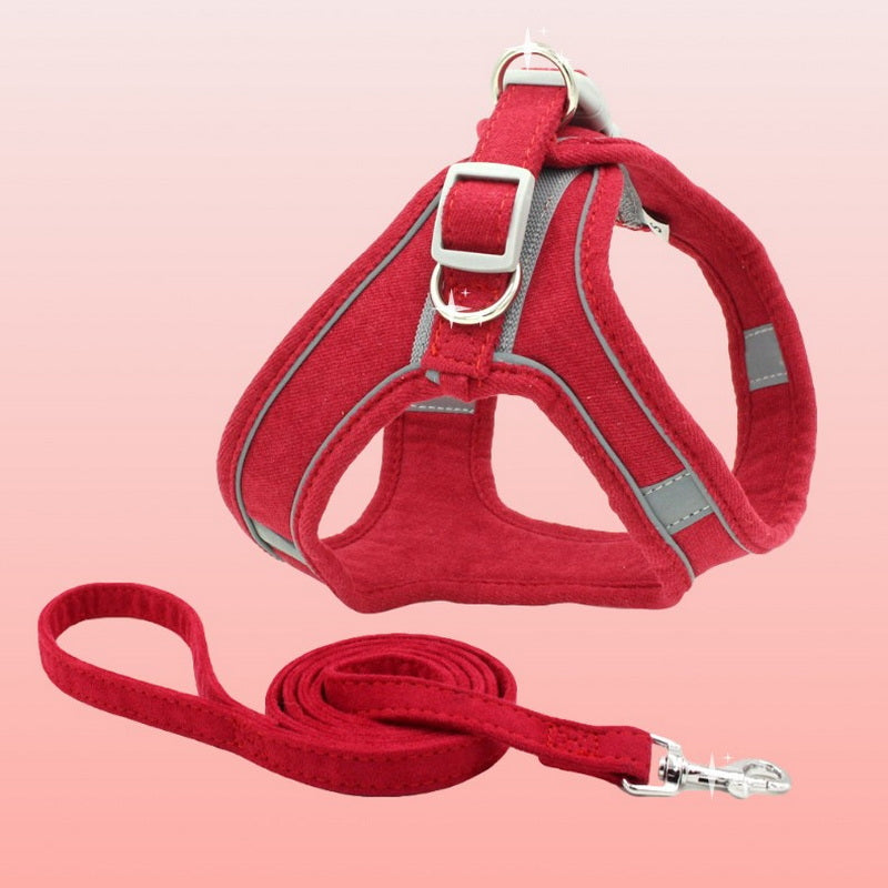 Pet Vest Type Chest Harness Walking Leash
