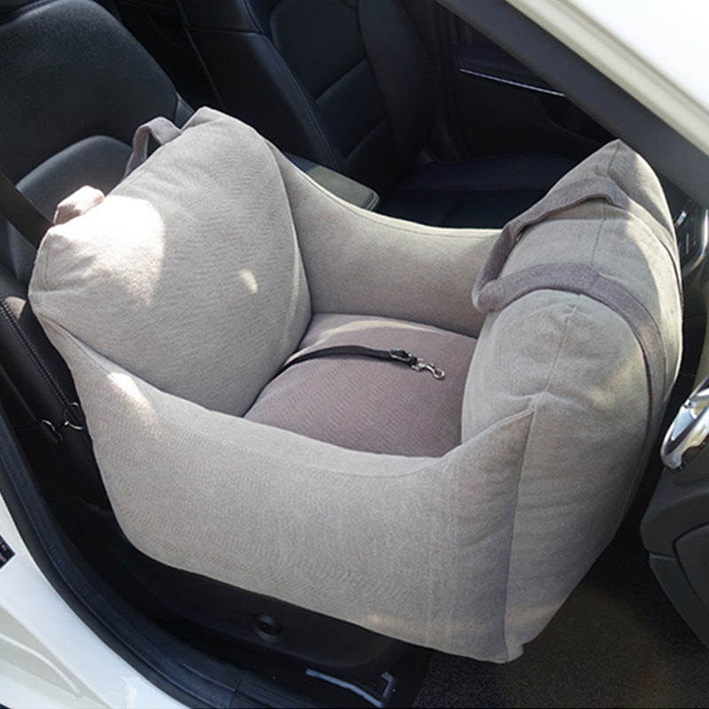 Waterproof Pet Car Seat Carrier Mesh Travel Bed Basket