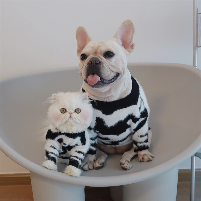 Pet Autumn Winter New Sweater Warm Clothing Layer