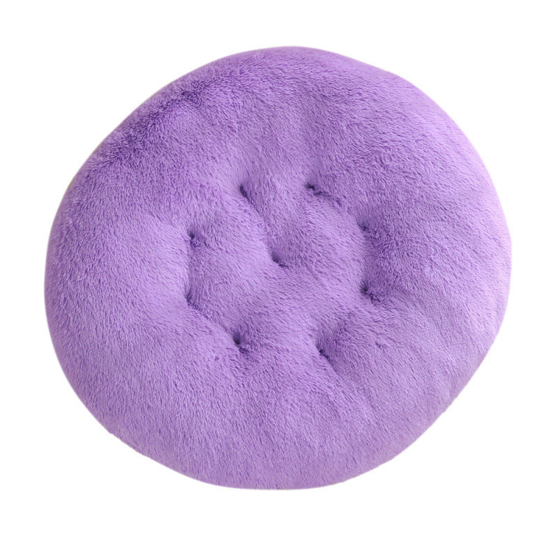 Round Plush Warm Pet Sleeping Bed Soft Cushion Mat
