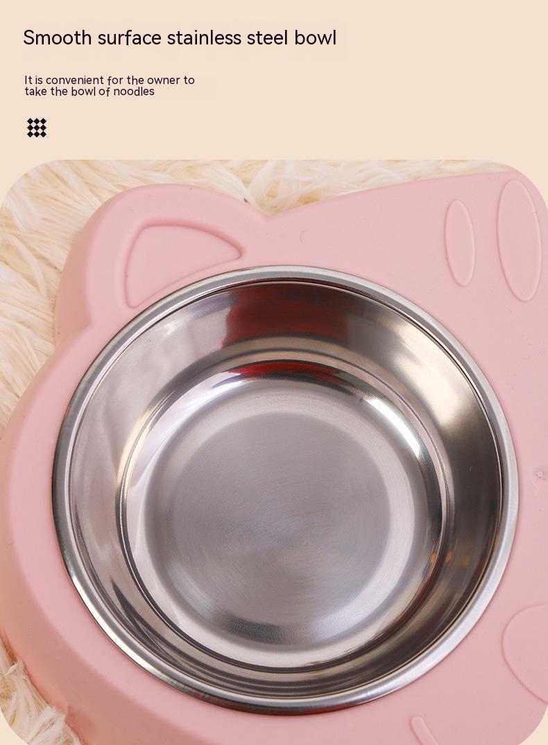 Pet Feeding And Drinking Bowl Rice Basin Water Dish