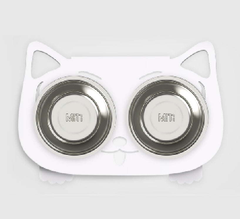 Anti Spill Pet Feeding And Water Bowl Stable Design