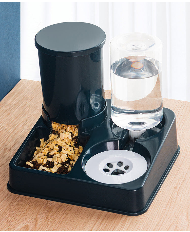Automatic Pet Feeding Bowl Food And Water Dispenser Unit