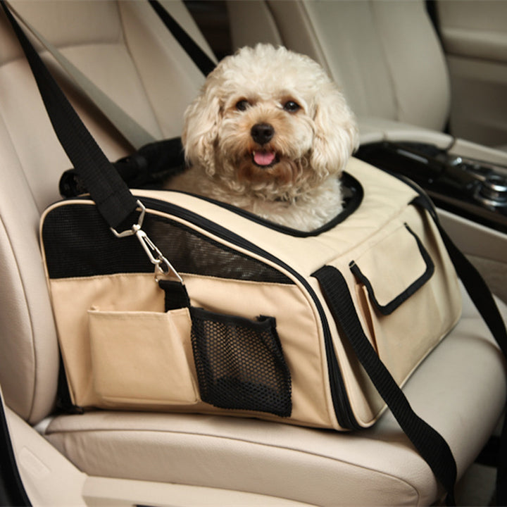 Foldable Pet Car Seat Hammock Carrier Travel Bag