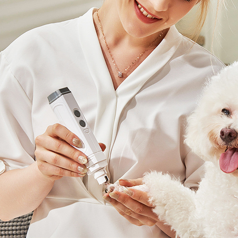 Automatic Pet Nail Trimmer Double Light High Power Tool