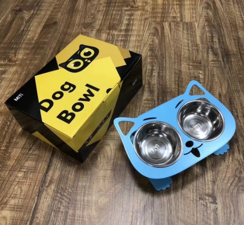 Anti Spill Pet Feeding And Water Bowl Stable Design