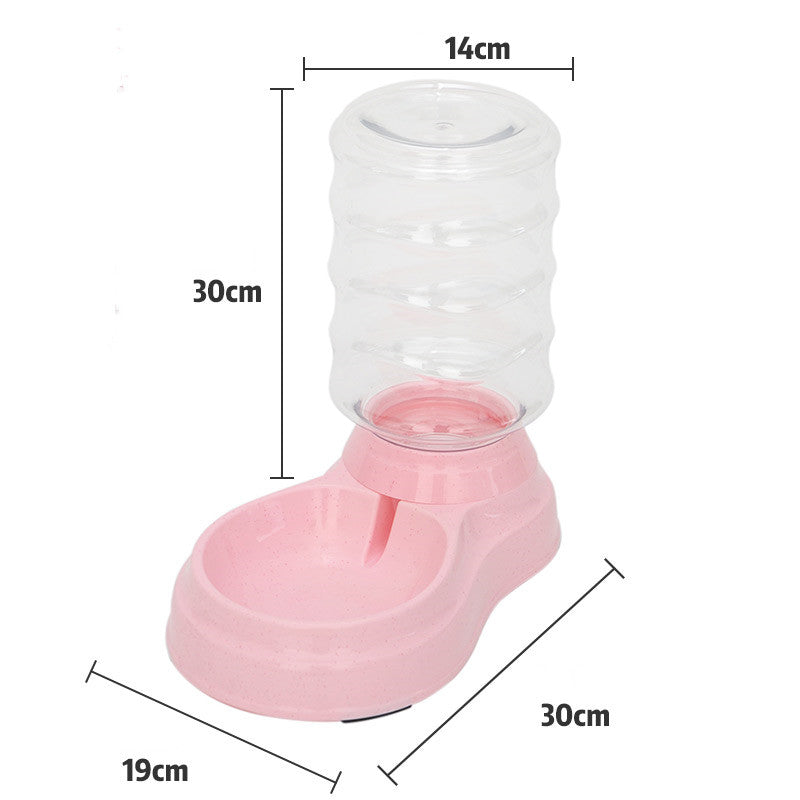 Automatic Pet Bubble Fountain Feeding And Water Bowl 1.8L