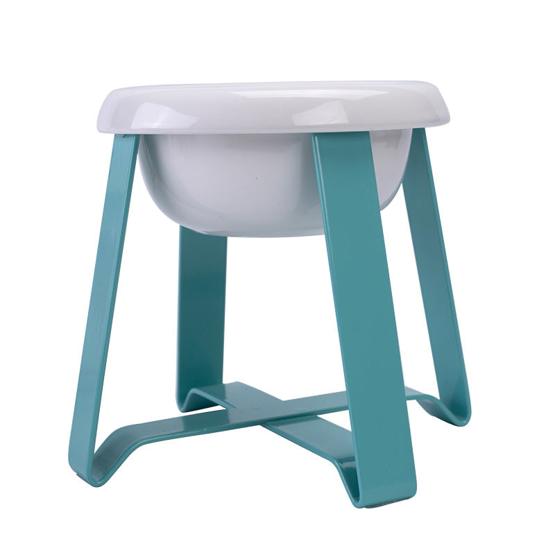 Anti Slip Pet Feeding Bowl With Iron Stand Food Water Set
