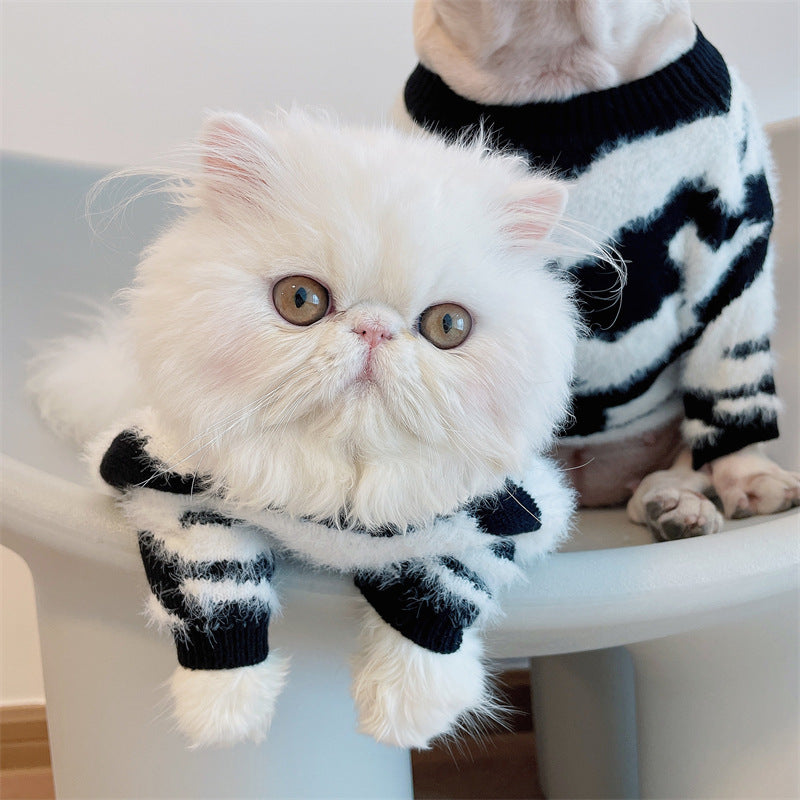 Pet Autumn Winter New Sweater Warm Clothing Layer