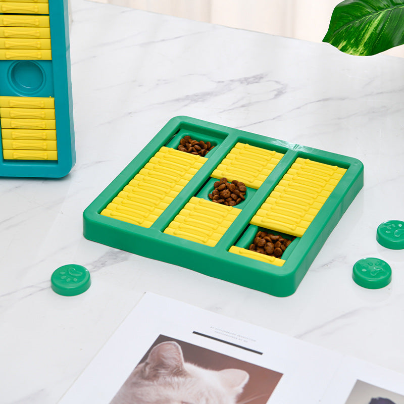Rotating Interactive Slow Feeding Puzzle Pet Toy