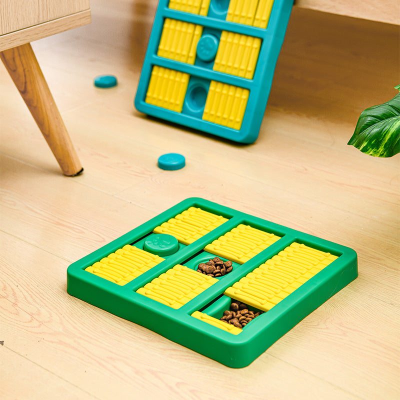 Rotating Interactive Slow Feeding Puzzle Pet Toy