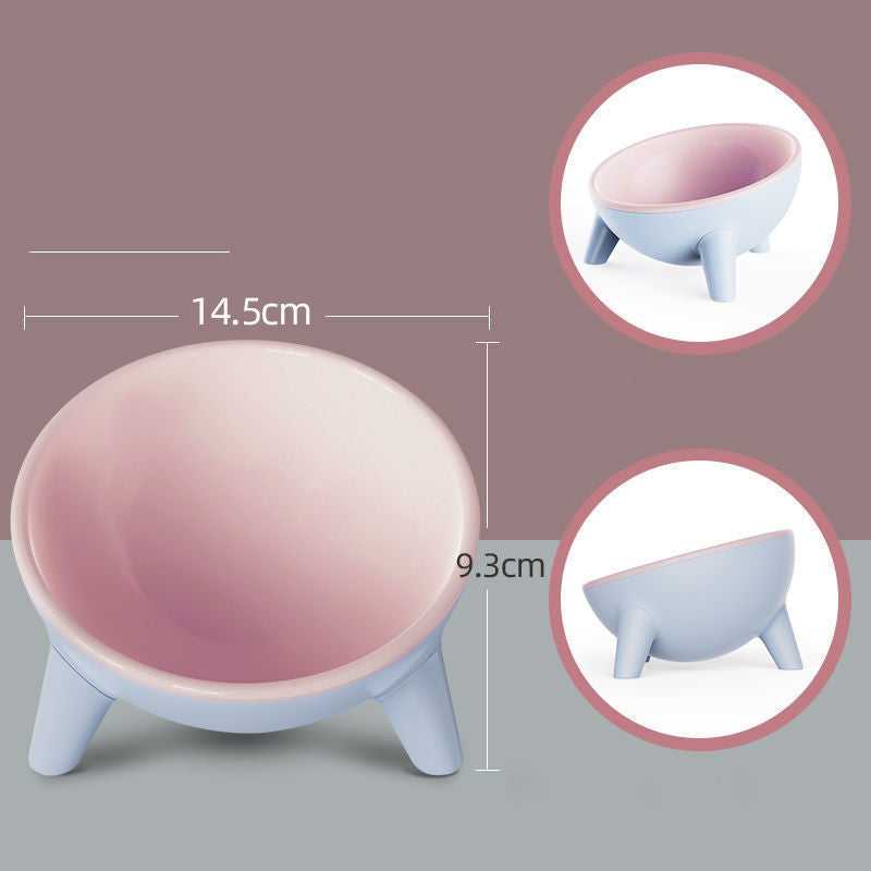 Nordic Style Pet Feeding Bowl With Stand Food And Water Dish