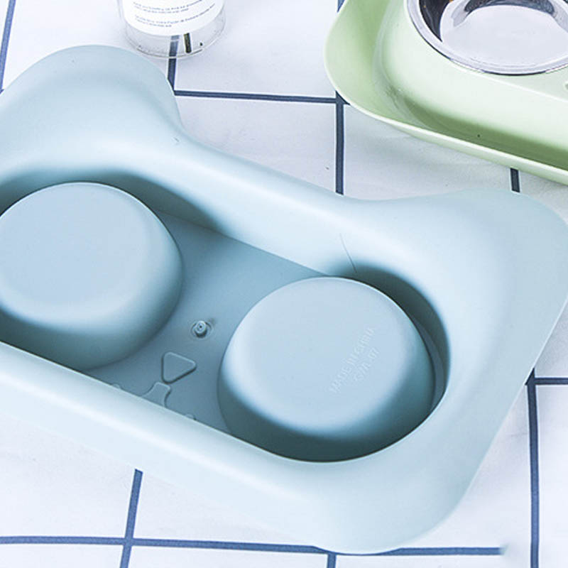 Stainless Steel Pet Feeding And Drinking Water Bowl Set
