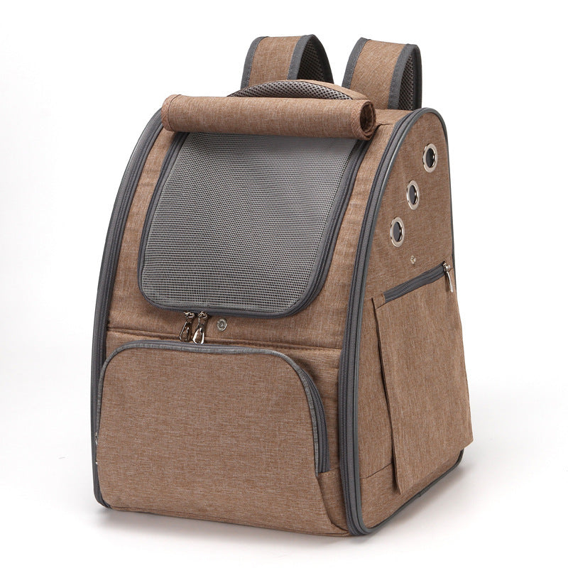 Foldable Breathable Pet Carrier Travel Backpack Bag Portable