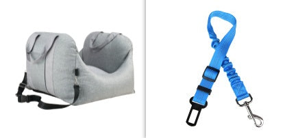 Waterproof Pet Car Seat Carrier Mesh Travel Bed Basket