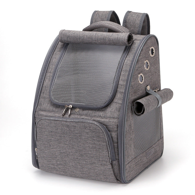 Foldable Breathable Pet Carrier Travel Backpack Bag Portable