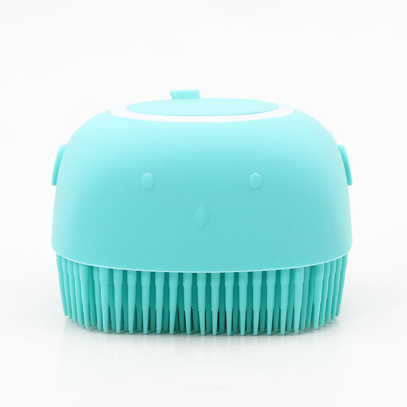 Pet Silicone Bath Massage Brush Cleaning Tool