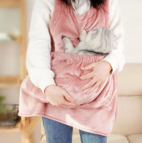 Outdoor Pet Carrier Apron Hanging Travel Bag