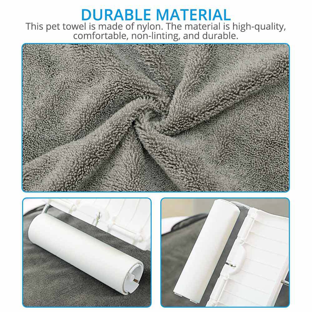 Pet Super Absorbent Bathrobe Bath Towel Large Drying Cloth