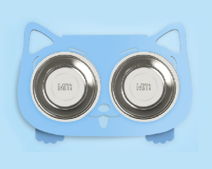 Anti Spill Pet Feeding And Water Bowl Stable Design