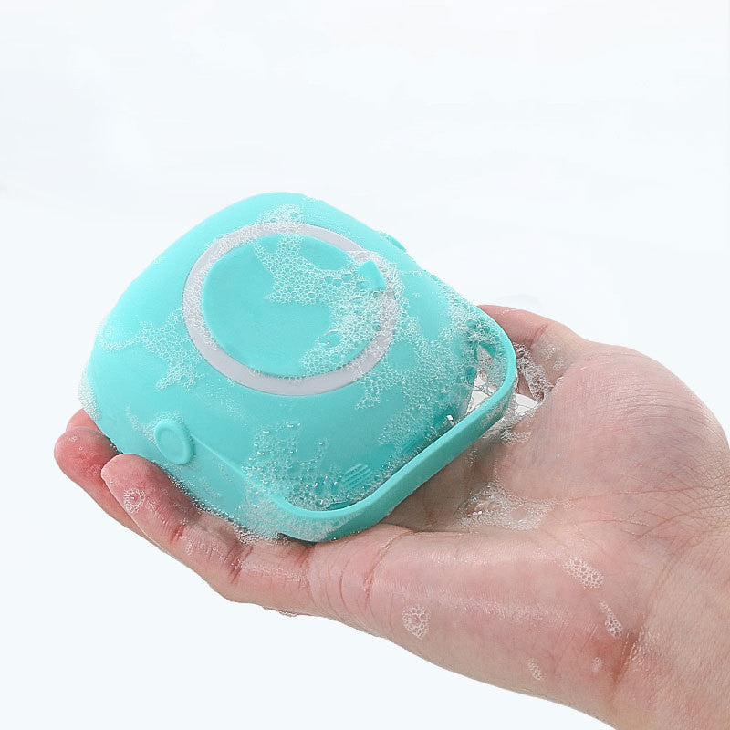 Pet Silicone Bath Massage Brush Cleaning Tool