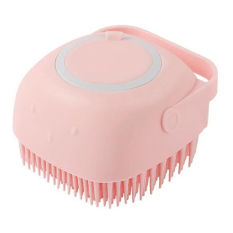 Pet Silicone Bath Massage Brush Cleaning Tool