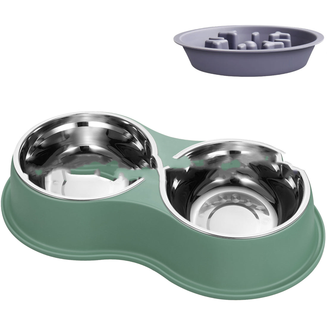 Removable Pet Slow Feeding Bowl Anti Choking Design