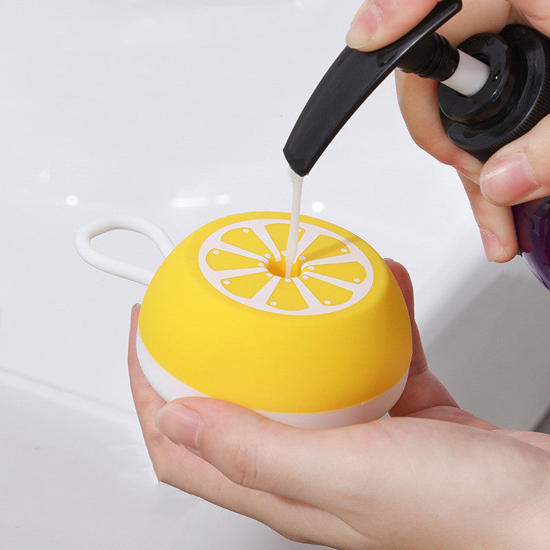 Pet 2 In 1 Spa Massage Silicone Bath Brush Tool