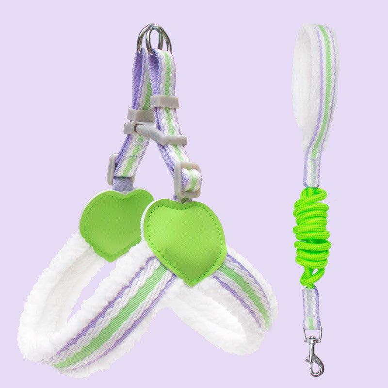 Pet Breathable Chest Vest Walking Leash Summer Gear
