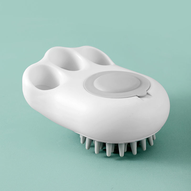 Pet Bath Massage Comb Brush Grooming Cleaning Tool