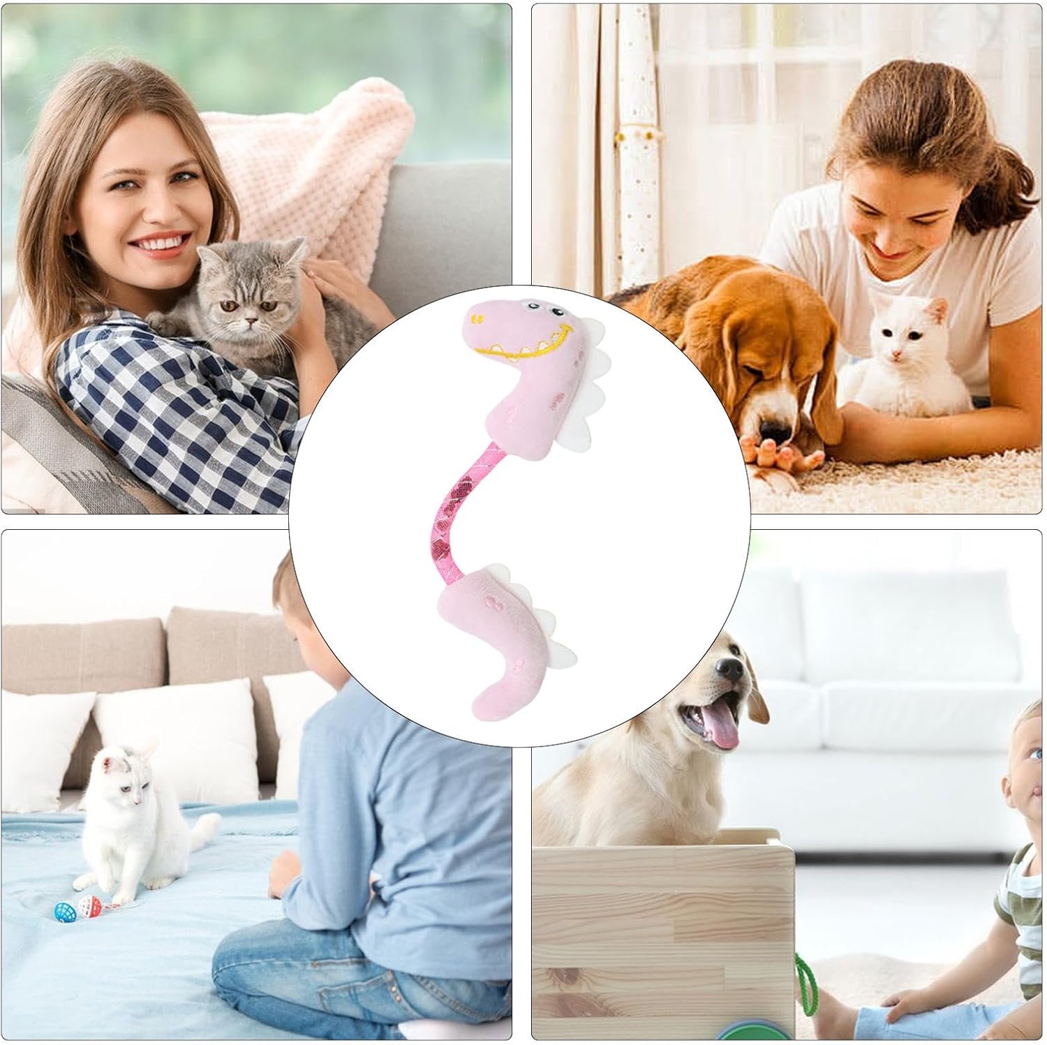 Catnip Rope Interactive Chew And Kicker Pet Toy