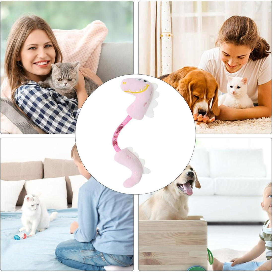 Catnip Rope Interactive Chew And Kicker Pet Toy