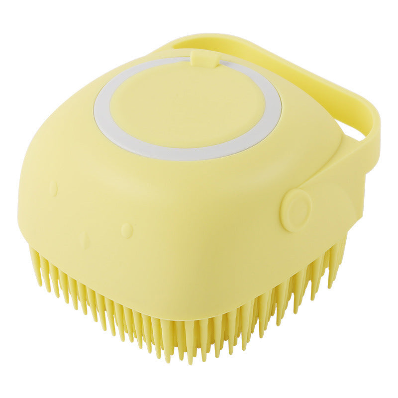 Pet Silicone Bath Massage Brush Cleaning Tool