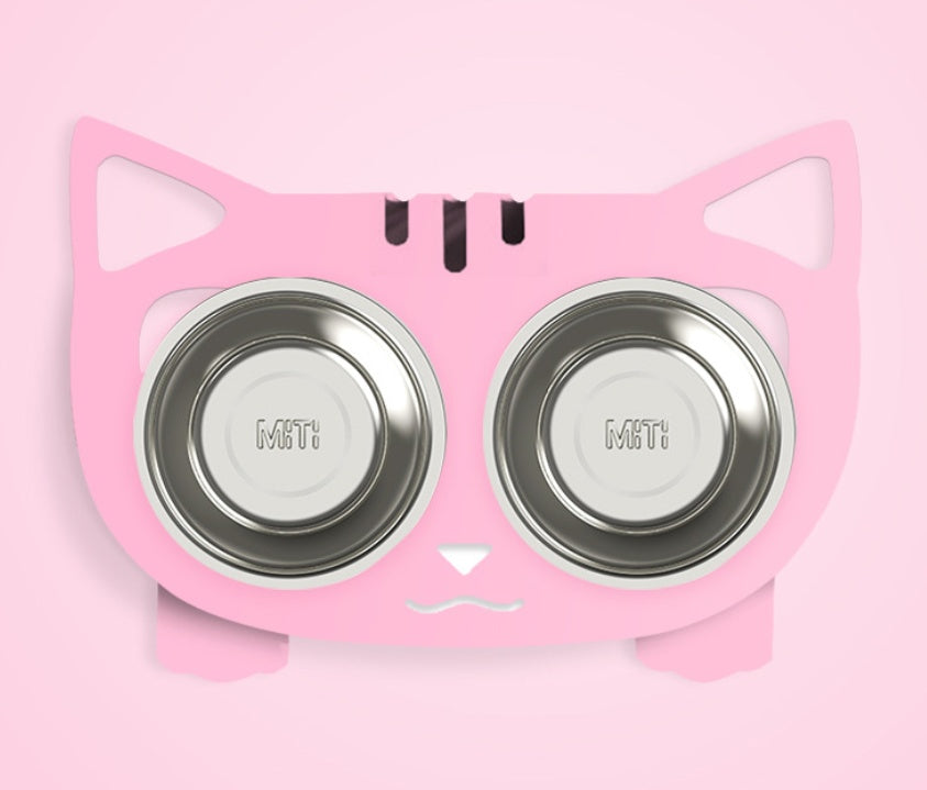 Anti Spill Pet Feeding And Water Bowl Stable Design